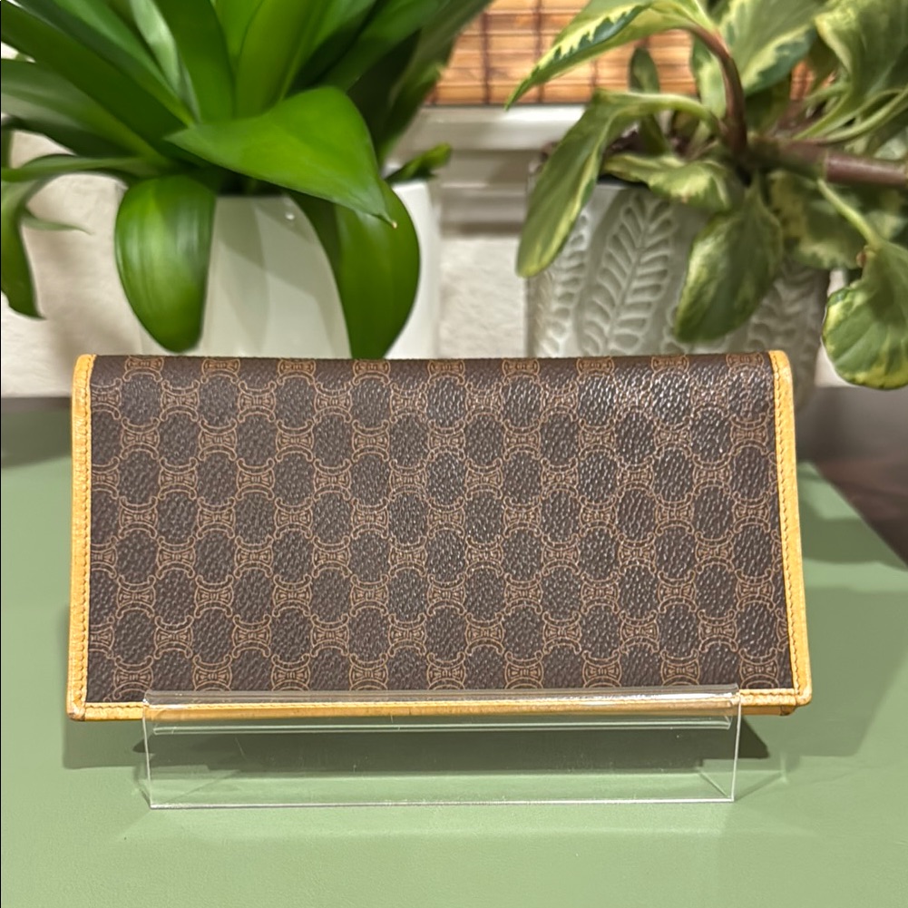 Celine Tan Leather Wallet